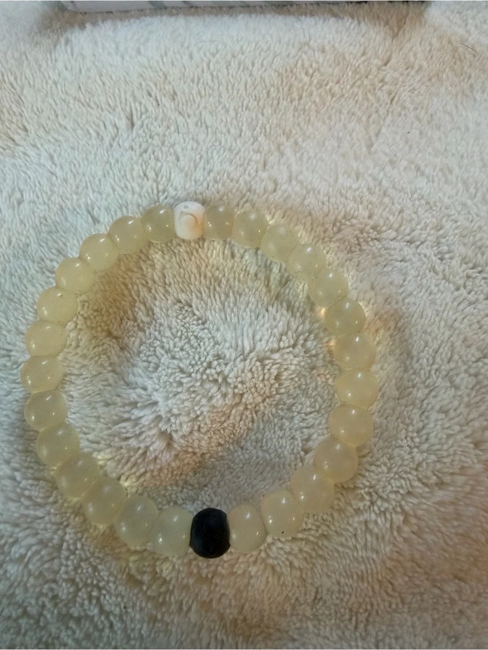 Lokai Kids Beaded Bracelet Set - Blue, Green, Brown, Translucent